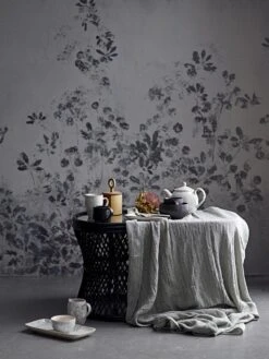 Bloomingville Abby Koffietafel Riet - Zwart -Bloomingville bloomingville abby koffietafel riet zwart 4