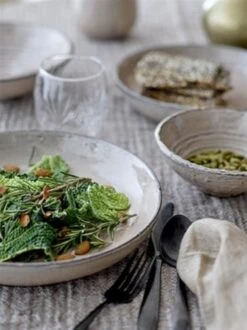 Bloomingville Alia Bord Rose - Set Van 6 Stuks Ø23,5xH4,5 Cm -Bloomingville bloomingville alia bord rose set van 6 stuks 235xh 4