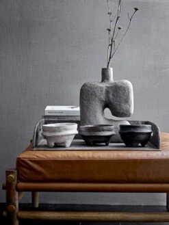 Bloomingville Aysia Kruk Leer- Naturel -Bloomingville bloomingville aysia kruk leer naturel 5