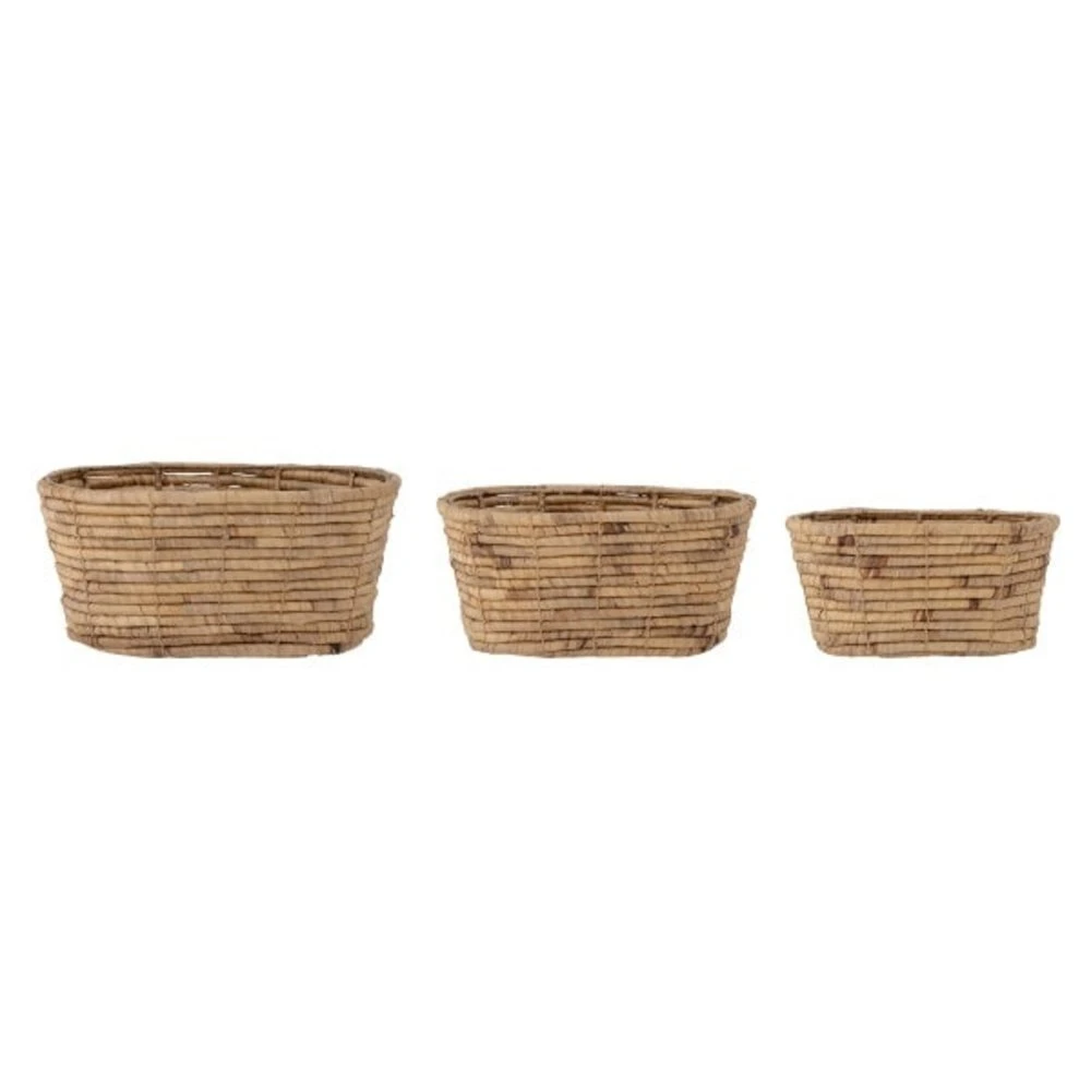 Bloomingville Barba Manden Set Van 3 Stuks - 82056830 3 Bloomingville Barba Manden Set Van 3 Stuks - 82056830