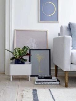 Bloomingville Bloempot Wit Metaal -Bloomingville bloomingville bloempot wit metaal 2