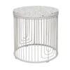 Bloomingville Cap Bijzettafel Wit Terrazzo -Bloomingville bloomingville cap bijzettafel wit terrazzo