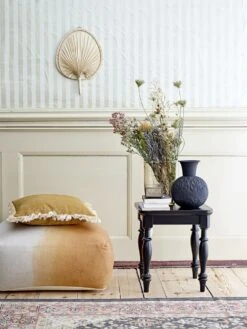 Bloomingville Cara Poef Multikleur - Katoen -Bloomingville bloomingville cara poef multikleur katoen 2