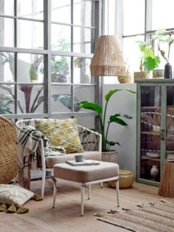 Bloomingville Cia Loungestoel - Wit -Bloomingville bloomingville cia loungestoel wit 8