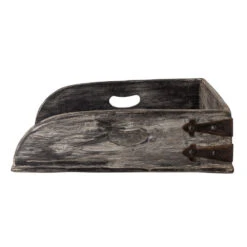 Bloomingville Dienblad Gerecycled Hout - Zwart -Bloomingville bloomingville dienblad gerecycled hout zwart 2