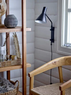 Bloomingville Edil Wandlamp - Zwart -Bloomingville bloomingville edil wandlamp zwart 3