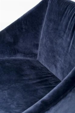 Bloomingville Elegant Fauteuil Blauw Velours -Bloomingville bloomingville elegant fauteuil blauw velours 5