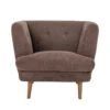Bloomingville Elliot Loungestoel - Bruin -Bloomingville bloomingville elliot loungestoel bruin
