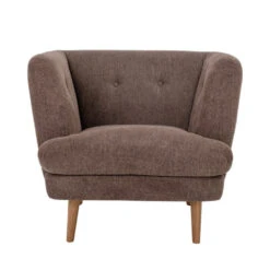 Bloomingville Elliot Loungestoel - Bruin