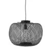 Bloomingville Hanglamp Bamboe - Zwart -Bloomingville bloomingville hanglamp bamboe zwart