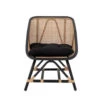 Bloomingville Loue Loungestoel - Zwart -Bloomingville bloomingville loue loungestoel zwart