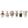Bloomingville Mini Friends Speelgoed Knuffeltjes - Set Van 6 Stuks -Bloomingville bloomingville mini friends speelgoed knuffeltjes s