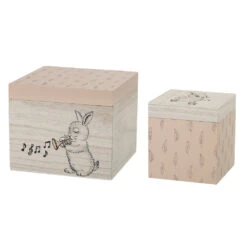 Bloomingville Mini Opbergboxen Roze - Set Van 2