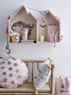 Bloomingville Mini Plaid Katoen - Roze -Bloomingville bloomingville mini plaid katoen roze 4