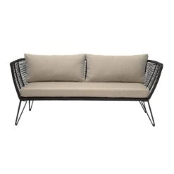 Bloomingville Mundo Sofa Zwart 175x72x74 Cm