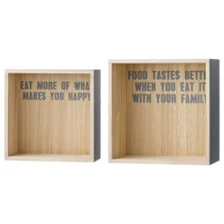 Bloomingville Opbergbox Grijs - Set Van 2 -Bloomingville bloomingville opbergbox grijs set van 2 1