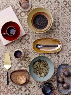 Bloomingville Paula Bord Bruin - Set Van 6 Stuks -Bloomingville bloomingville paula bord bruin set van 6 stuks 2