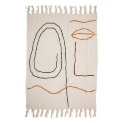 Bloomingville Plaid Katoen Naturel - 150x125cm -Bloomingville bloomingville plaid katoen naturel 150x125cm 3