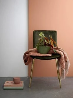 Bloomingville Plaid Oranje Acryl -Bloomingville bloomingville plaid oranje acryl 2