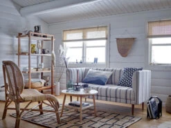 Bloomingville Rosen Loungestoel - Naturel -Bloomingville bloomingville rosen loungestoel naturel 6