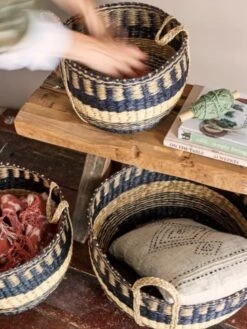 Bloomingville Sania Manden Set Van 3 Stuks - 82053730 -Bloomingville bloomingville sania manden set van 3 stuks 8205373 2