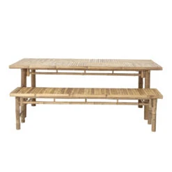 Bloomingville Sole Tafel Naturel - Bamboe -Bloomingville bloomingville sole tafel naturel bamboe 2