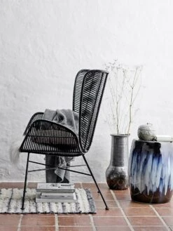 Bloomingville Terracotta Vaas - Zwart -Bloomingville bloomingville terracotta vaas zwart 2