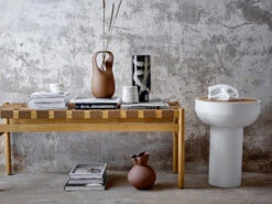 Bloomingville Vefa Vaas - Zwart -Bloomingville bloomingville vefa vaas zwart 3