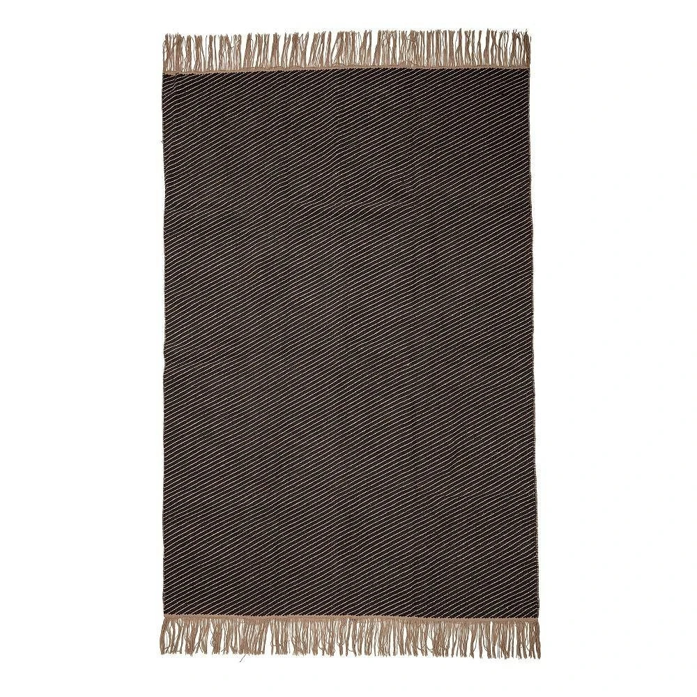 Bloomingville Vloerkleed Grijs Katoen 3 Bloomingville Vloerkleed Grijs Katoen