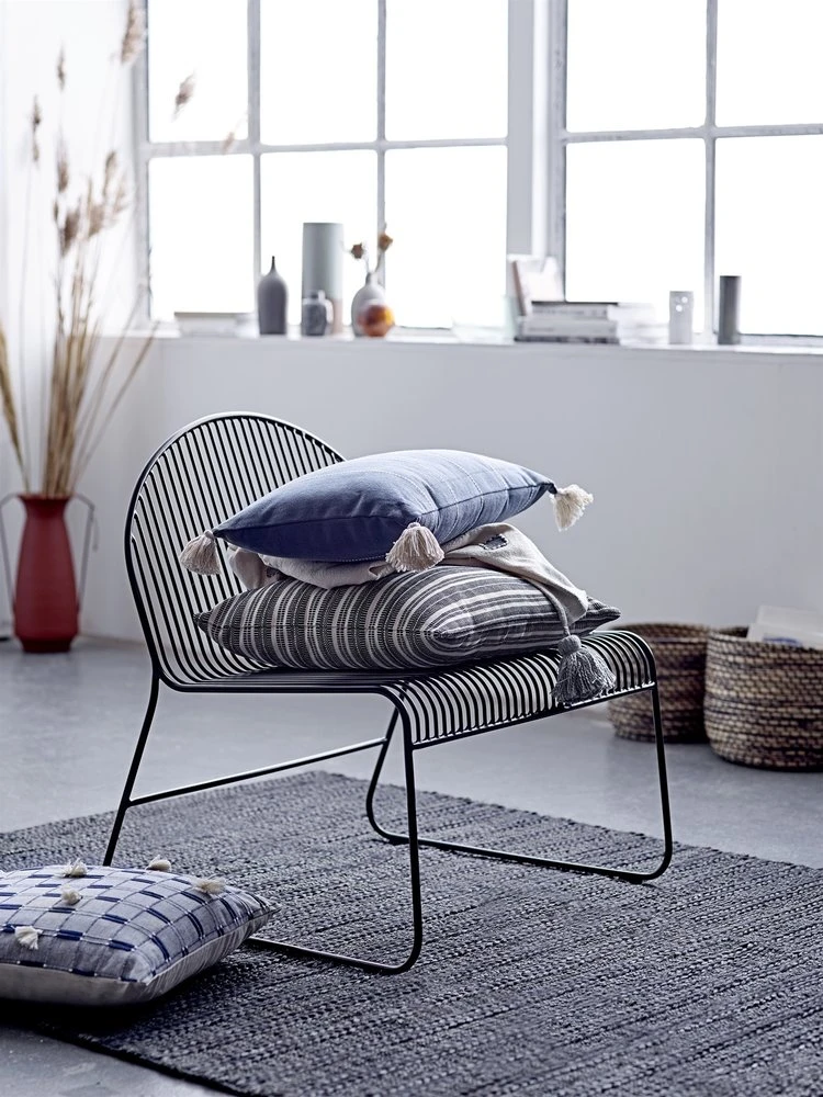 Bloomingville Vloerkleed Jute Zwart - L210xW150 Cm 5 Bloomingville Vloerkleed Jute Zwart - L210xW150 Cm - Afbeelding 3