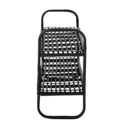 Bloomingville Zigge Rek Riet - Zwart -Bloomingville bloomingville zigge rek riet zwart 3